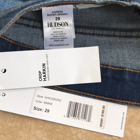 Hudson Jeans super skinny with cuff - Picture 2 of 6